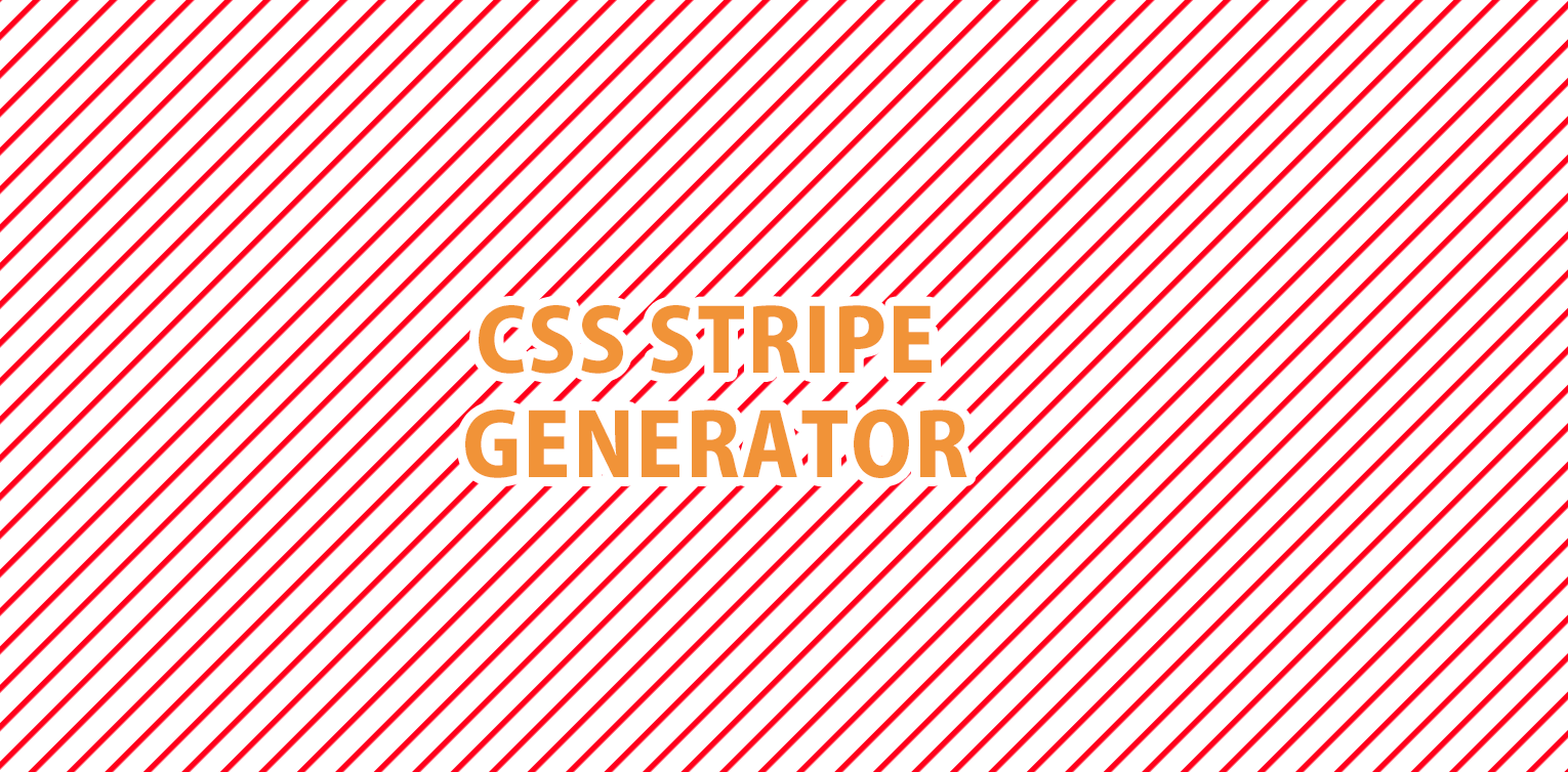 CSS STRIPE GENERATOR